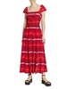 Lily Tie Dye Silk Midi Dress