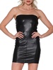 Elyssa Stretch Lambskin Leather Minidress