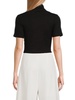 Anne Cropped Turtleneck Sweater Top