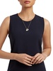 Nectar 18K Goldplated Cluster, 5-8MM Round Freshwater Pearl & Cubic Zirconia Pendant Necklace