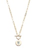14K Yellow Gold & 0.95 TCW Aquamarine Pendant Necklace