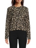 Leopard-Print Merino Wool Sweater