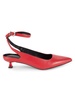 Miracle 40MM Leather Kitten Pumps