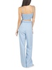 2-Piece Corsage Crop Top & Belted Pants Set