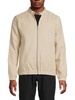 Cotton-Linen Bomber Jacket