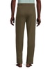 Waffle Knit Flat Front Pants