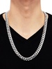 Sterling Silver Cuban Chain Necklace/26"