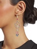 Bird Luxe 18K Goldplated & Multicolored Crystal Dangle Earrings