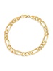 18K Goldplated Sterling Silver Figaro Chain Bracelet