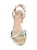 Everly 50 Metallic Leather Ankle Loop Sandals