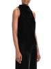 Velvet Cowlneck Top
