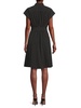 Striped Knee Length Dress