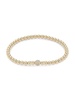 18K Goldplated & Cubic Zirconia Beaded Bracelet
