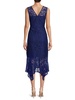 Asymmetric Lace Sheath Dress