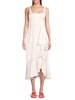 Ruffle Midi Cocktail Dress