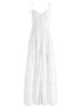 Shantella Embroidered Cotton Voile Maxi Dress