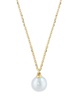 14K Yellow Gold & 6MM Freshwater Pearl Pendant Necklace