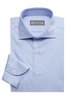 Micro-Check Pattern Dress Shirt