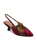 Scooter Kitten Heel Plaid Pumps