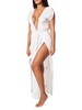 Embroidered Cover Up Maxi Dress