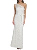 One Shoulder Lace Gown