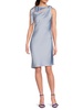Rose Satin Mini Cocktail Dress