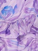 Senora Palm Ruffled High-Low Gown
