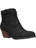 helena womens faux suede block heel ankle boots