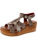 fabiola womens wedges leather wedge sandals