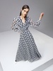 lapel collar slit dress
