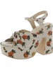 new americana womens suede open toe heels
