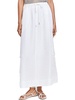 petites womens satin long maxi skirt