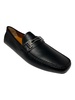 drulio 6211259 men's black leather loafers
