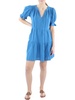 womens smocked mini shift dress