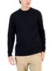 mens ribbed pullover crewneck sweater