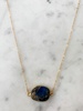 mrs. parker demi fine necklace in blue mojave copper turquoise