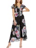 womens chiffon overlay floral jumpsuit