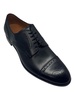 brooking 6236520 men's black calf plain leather oxford shoes