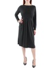 womens bracelet sleeve calf midi dress