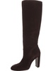 vida 100 knee-high boot womens suede block heel knee-high boots