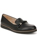 zahara womens faux leather round toe loafers
