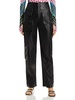 womens vegan leather cargo pants