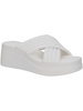maz italy womens leather slip on wedge sandals