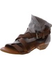 cassidy womens leather ankle strappy sandals