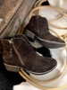 women's charming hidden leopard booties in black