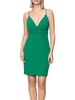 womens scuba crepe sleeveless mini dress