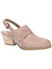 kimberly womens faux suede buckle pumps