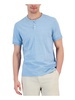 mens knit slub henley shirt