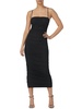 womens ruched midi bodycon dress