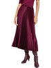 womens shimmer long pleated skirt